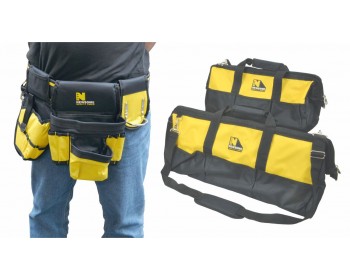 3pc Tool Bag and Tool Belt Set